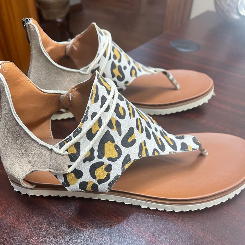 Brand New! Leopard Sandals